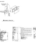 Installation guide for Space Saving Translational Lifting Cabinet Door Hinge For Overhead Cabinets with dimensions and assembly instructions