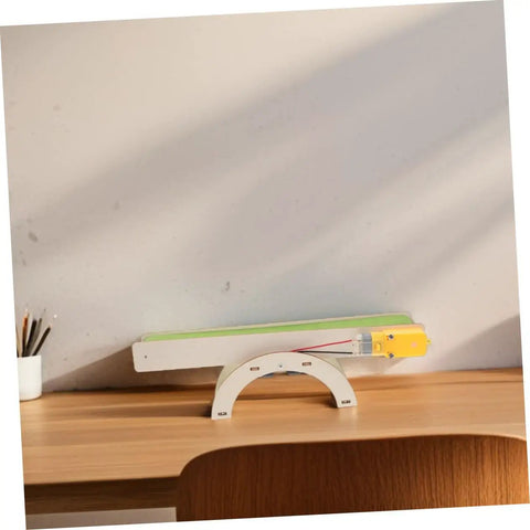 2 Pieces DIY Electric Conveyor Belt Kit For Preschoolers Kid Friendly Interactive Hands On Learning Early STEM Education Kit on desk