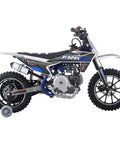 X-Pro Hawk 60cc Youth Dirt Bike In Pink featuring smooth automatic CVT transmission and training wheels for beginners.