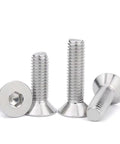 Snap Up These Heavy Duty M3 X 15Mm Flat Head Socket Bolts Crafted From Rock Solid 304 Stainless Steel With Allen Hex Drive totally fully threaded for any gritty job in a sweet 50 pack.