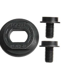 Alloy Steel Outer Clamp Flange Washer And Blade Bolt Replacement Set For DeWalt Circular Saws DCS391 DCS367 DCS565 And DC390 Includes One Outer Flange And Two Bolts 3 Piece Kit, showing flange and bolts