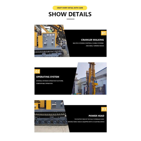 Show details of Straight Up Heavy Duty Water And Air Dual Function Well Drilling Rig Built Like A Tank for efficient operation.