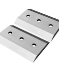 2 Pack Wood Chipper Knife Blades For BC1400 BC1500 Beefy Steel Construction Replacement Cutters With Double Edge And 30 Degree Bevel