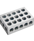 HFS 1-2-3 machinist block, hardened steel with 23 holes