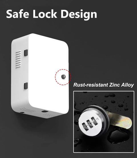 Send Cable Clutter Packing With This Heavy Duty Galvanized Steel Outdoor EV Charger Enclosure Box, featuring safe lock design.