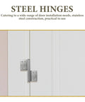 Detachable Flag Stainless Steel Hinges 5 Inch 2.5mm Thick Weld On Small Hinges For Fire Doors And Bathroom Cabinets Lift Off