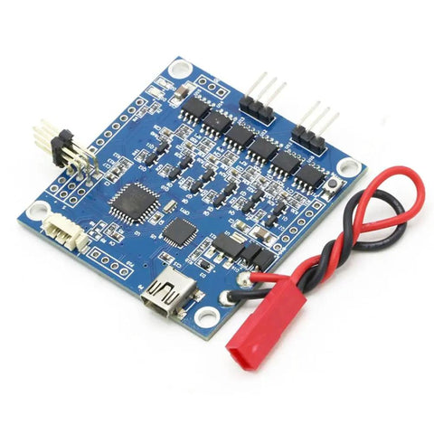 Top Shelf BGC 3.1 Brushless Gimbal Controller For FPV Drones Featuring 6050 PTZ Gyro Sensor and connectors.
