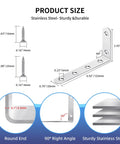 Heavy Duty Wall Mount Anti Tip Furniture Anchors To Keep Dressers And Bookcases Rock Solid And Secure Up To 400 Lbs showing stainless steel anchors and screws.