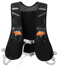 Hydration Running Vest With Two 500ml Bottle Holders, Lightweight Breathable Trail Pack For Men Women, Reflective Safety Stripes
