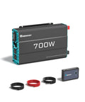 Hella Reliable 700 Watt Pure Sine Wave Inverter 12V To 110V DC AC Converter with 16 foot remote and cables.