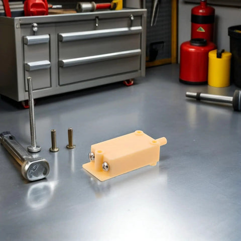 Tamper Switch For Security Cabinets With Screw Terminal Contact Sensor Plastic And Metal Enclosure Alarm For Industrial Facilities And Warehouses Alerts Unauthorized Access And Provides Easy Mounting, yellow enclosure with screws