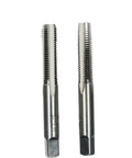 Boss Level M9 X1.25mm Metric Tap Set Made From Premium Hardened Tungsten Steel, two thread cutting tools for precise tapping.