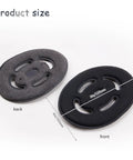 Front and back view of Breathable Helmet Liner Inserts Made From Soft Sponge Ultra Comfy Hard Hat Accessories, with size dimensions.