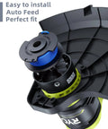 Autofeed Weed Wacker String Replacement For Cordless Trimmers 0.065 Inch Refills installed on Ryobi trimmer