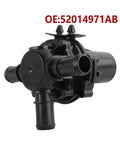 No Fuss Hvac Heater Blend Door Actuator Replacement For Dodge Ram 1500 3.0L 2014 Through 2019 Oem 52014971Ab Aa close-up view of plastic actuator.