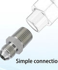 Two Pack Three Eighths JIC Male Flare To Three Eighths NPT Hydraulic Hose Adapters In Carbon Steel Built Rugged