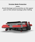 Ultra Lightweight Drone Anti Collision Protection Kit with 3K carbon fiber frame on drone in tortoise mode protection