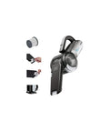 Powerful Cordless Handheld Vacuum For Cars And Home With Pivoting Nozzle And Extendable Crevice Tool, 20V Max Lithium Battery