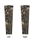 Steampunk Mechanical Gear Arm Sleeves Serve Up Top Shelf UV Sunblocking Shade And Cooling Compression, side view design.