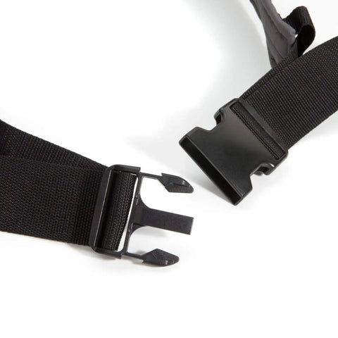 8 Pocket Padded Tool Belt And Utility Pouch With Adjustable 3 Inch Belt buckle clasp in black