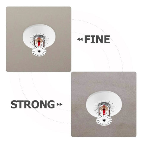 Hella Durable 20 Pack Fire Sprinkler Cover Plates Fits 15 Mm And 20 Mm Universal Disc Heads Smooth Wall Mount Escutcheon Trim detail with two finishes.