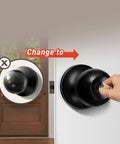Keyless Entry Door Lock With Handle Set For Front Door, Smart WiFi Lock Kit, Door Knob With Lock, Unified Keys, Easy Install