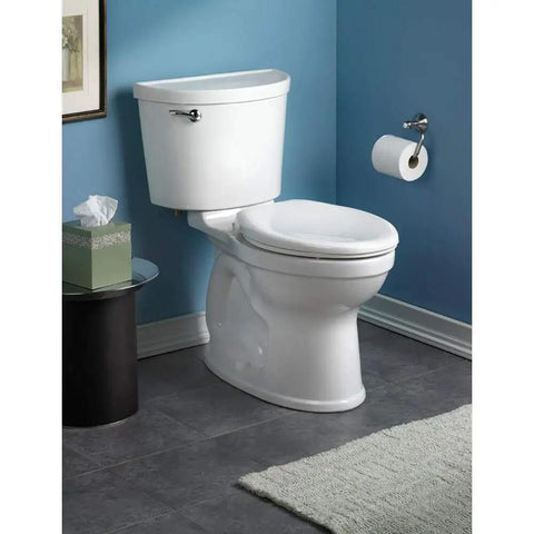 High Efficiency Toilet Water Tank With Power Wash Rim 1.28 GPF White Meets Water Sense EZ Install Tools Color Matched Bowl Caps
