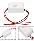 Built Tough AC DC Power Supply Module 5V 1A 5W Step Down Converter with red and black wires for easy connection.