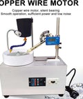 Badass Jade And Gemstone Water Grinder With Digital Angle Display Hella Adjustable 0 To 2800 Rpm Speed 180W Copper Motor Rust Resistant Steel Quiet Operation Ultimate Desk Tool For Rock Polishing Arts with copper wire motor and adjustable speed display.