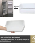 2 Pack Right Side Refrigerator Door Shelf Bin Replacement For Samsung RF263 Series AA RF263TEAESG RF263TEAESR RF263BEAESR