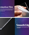 Dope 12 Pack LED Light Base Kit With Clear Acrylic Sheets showing protective film being peeled and smooth edge detail