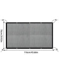 Premium High Density Mesh Dog Car Barrier For Tesla Cybertruck, 116x76 cm design for easy installation and durable use.