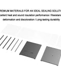 Components of 3D Printer Enclosure With Clear Acrylic Protective Cover, panel parts and rods for assembly.