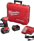 Fuel Surge 1/4 Inch Hex Hydraulic Driver Kit for 2760-22 High Torque Quick Change Bit System with case, batteries, and charger