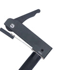 Close-up view of Three Gear Adjustable Bench Dogs Clamp Heavy-Duty Pro Grade For Woodworking Quick Clip Top Clamp 20mm Hardware.