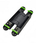 Heavy Duty Hydraulic Door Closer With Invisible Adjustable Hinge For Silent Auto Closing On Wood Or Steel Doors top view of black mechanism