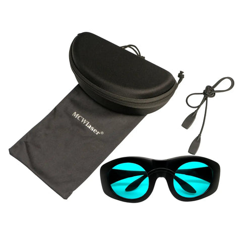 Kickass Laser Safety Glasses Deliver Straight Up OD7 Shielding For YAG And Module Infrared Beams Within The 680 To 1100NM Range Plus Cold Light Eye Protection with case