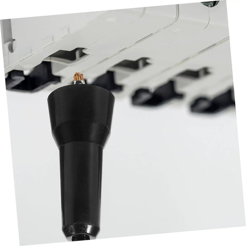 Beast Mode Automatic Wire Stripper For Electric Cable Gauge Quick Connector Socket Rotator Drill Attachment Tool showing the black chuck attachment.
