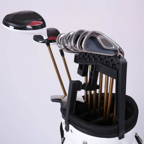 9 Slot Golf Club Organizer For Bag And Stand Putter Holder Iron And Driver Separator Divider System For Driving Range