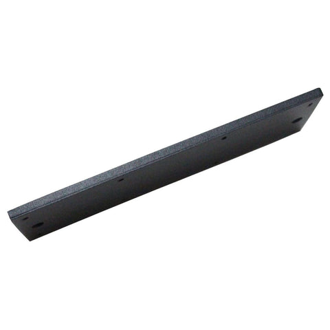 Side view of 7 Inch Barn Door Finger Pull Set Black Beefy Heavy Duty Invisible Door Handle For Gates Garages Sheds Barn Doors And Pocket Doors