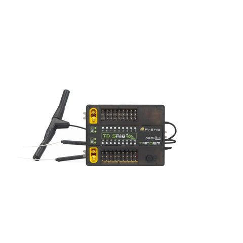 Tandem TD SR18 18 Channel Dual Band Receiver With Pro Grade Stabilizer And Triple Antennas Plus Built In Power Switch top view