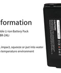 Four Pack Two Way Radio Replacement Battery 1800mAh High Capacity Battery Pack Compatible With FT-70D FT-70DR FT-70DS For Outdoor Use