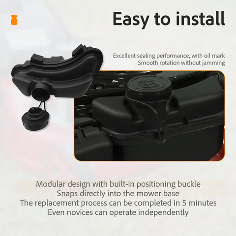 Direct Fit Fuel Tank With Gas Cap 799585 For E450 And E500 Series Lawn Mower Engines Replaces 590568, easy install guide