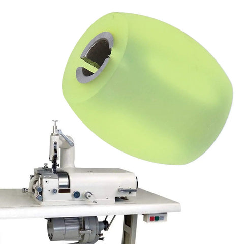 Rubber Feeding Wheel For Sewing And Embroidery, Easy Storage And Portable Carry For Your Tools, Keeps Spools, Needles, And Accessories Neat, Durable Craft Wheel For Smooth Operation And On the Go Versatility. 40x10x55 mm rubber wheel with iron core on skiving machine.