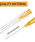 5ml Luer Lock Syringe Set With 25G 1 Inch Needle Individually Blister Sealed Pack Of 20 Durable Plastic Body Sterile Lab Supplies For Research And Craft Projects Not For Medical Use, 25G 1in needle