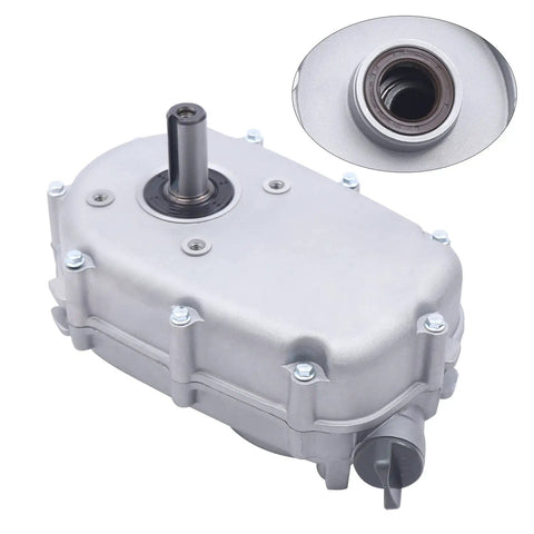 Beefed Up 13 HP Gearbox Reducer For Honda GX270 2 To 1 Reduction With Internal Clutch Rotatable Oil Plug Durable Iron Aluminum Case