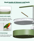 Indoor Bird Bath Fountain For Large Feathery Pals With Running Water USB Powered Pump Quiet Low Noise 26 Outlet Faucet