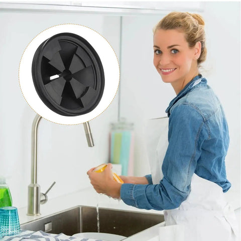 Two Pack Garbage Disposal Splash Guard With Upgraded EPDM Drain Inserts For Evolution Series Three Eighths Inch Not For Badger Quiet Collar Removable Sink Baffle And Strainer Insert