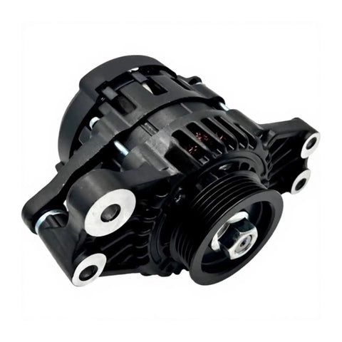 12V 85A Marine Alternator Replacement for Mercury Verado 200 HP EFI V6 4 Stroke 3.0L 8SI 8600766 8M6005723 black unit