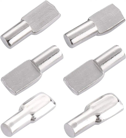 Set Of 120 Spoon Shape Shelf Pins In 5mm Diameter Stainless Steel For DIY Projects Anti Rust Cabinet Hardware Durable Shelf
